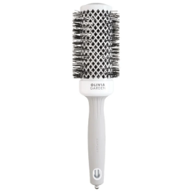 Olivia Garden Expert Blowout Shine Brush 45mm - White & Grey