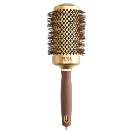 Olivia Garden Expert Blowout Shine Wavy Bristle Brush 55mm - Gold & Brown