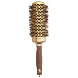 Olivia Garden Expert Blowout Speed Wavy Bristle Brush 55mm - Gold & Brown