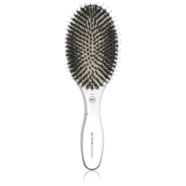 Olivia Garden Expert Care Oval Boar & Nylon Bristle Brush - Silver