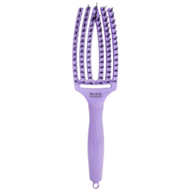 Olivia Garden Lavender Medium Fingerbrush - Boar & Nylon