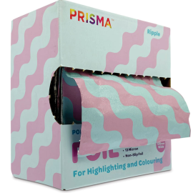 Prisma Pop Up Embossed Foil - Ripple - Blue/Pink 120mm x 280mm (500 Sheets)