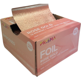 Prisma Pop Up Embossed Foil - Rose Gold 120mm x 280mm (500 Sheets)