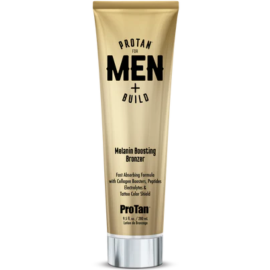 Pro Tan Men + Build Melanin Boosting Bronzer Tube 280ml (2024)