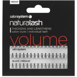 Salon System Individual Lashes Flare Black - Medium (VOLUME)