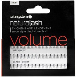 Salon System Individual Lashes Flare Black - Short (VOLUME)