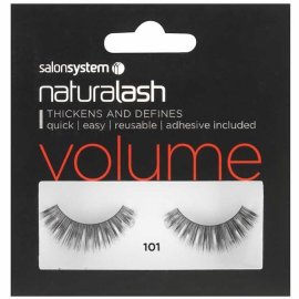 Salon System Naturalash Strip Lashes - 101 Black (VOLUME)