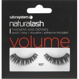 Salon System Naturalash Strip Lashes - 107 Black (VOLUME)