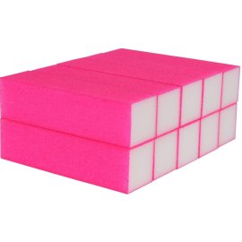 The Edge Neon Pink Sanding Block 4-Way 10pk