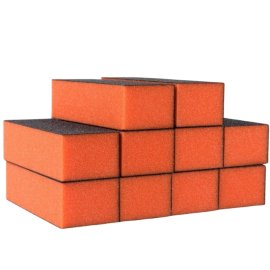 The Edge Orange Sanding Block 3-Way 10pk