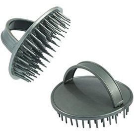 Denman D6 Be-Bop Palm Styler Massage Brush (Silver)