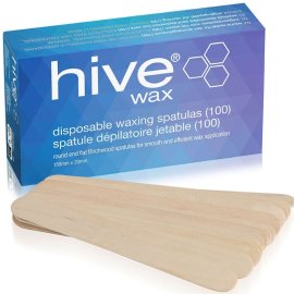 Hive Disposable Waxing Spatulas 15cm x 2cm (Box Of 100)