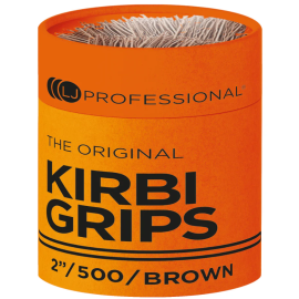 LJ Professional 2" Kirbi Waved Grips x500 - Brown