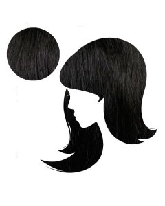 22" Deluxe Nano Tip *1b Natural Black