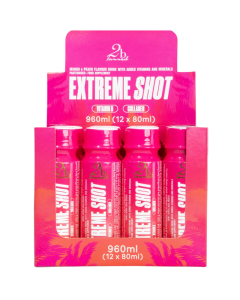 2b Tanned Extreme Shot Peach & Mango (80ml) - Box of 12