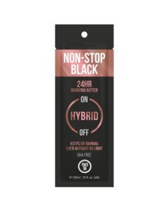 Power Tan Non-Stop Black (DHA Free) Hybrid Bronzing Butter Sachet 20ml (2023)