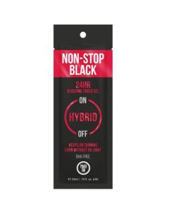 Power Tan Non-Stop Black (DHA Free) Hybrid Tingle Gelee Sachet 20ml (2023)