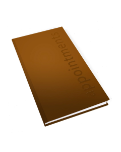Agenda Appointment Book 3 Column Bronze