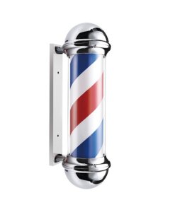 Lotus Barber Pole Silver 70cm 