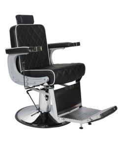 Chrysler Barber's Chair Black With White Piping