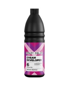 Crazy Color Cream Developer 1.9% 6 Volume 1000ml