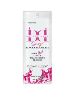 Tan Incorporated Double Dark Spicy Black Chocolate Sachet 22ml (2023)
