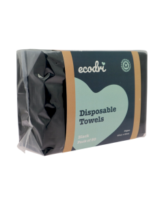 Ecodri Disposable Towels - Black Pk of 50