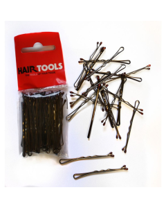 Hair Tools 2” Waved Grips Brown - Pack Of 50