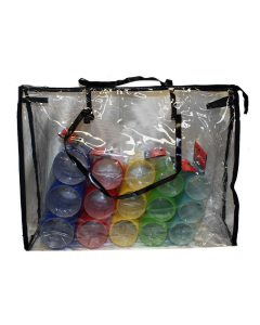 Hair Tools Jumbo Cling Rollers & Carry Bag