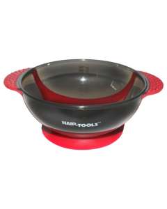 Hair Tools Suction Tint Bowl - Black/Red