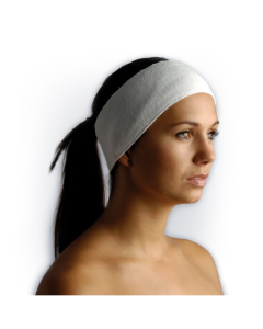Strictly Professional Headband With Velcro (White)