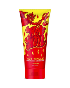 Rapid Tan Hot As Hell Tingle Tanning Lotion Bottle 200ml