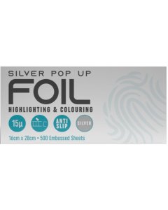 Identity Pop Up Embossed Foil 160mm x 280mm (500 Sheets) - Silver