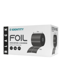 Identity Extra Wide Foil 120mm x 100m - Matte Black