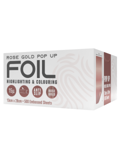 Identity Pop Up Foil Embossed 130mm x 280mm (500 Sheets) - Rose Gold