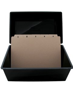 Agenda Index Boxes Including A-Z Cards