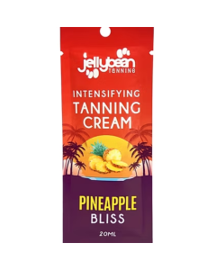 Jellybean Intensifying Tanning Cream - Pineapple Bliss Sachet 20ml