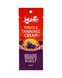 Jellybean Tingle Tanning Cream - Grape Burst Sachet 20ml