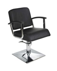 Madison Styling Chair Black With Black Piping