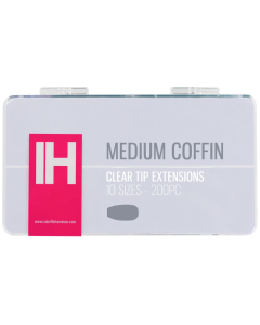 Izabelle Hammon Clear Tip Extensions | Medium Coffin 200PC