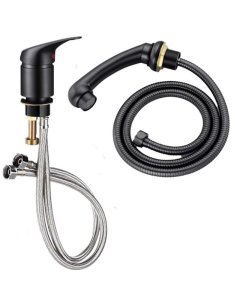 Complete Mixer Tap Set Black