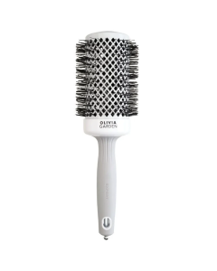 Olivia Garden Expert Blowout Shine Brush 55mm - White & Grey