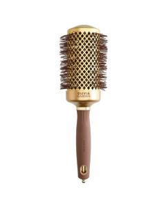 Olivia Garden Expert Blowout Shine Wavy Bristle Brush 55mm - Gold & Brown