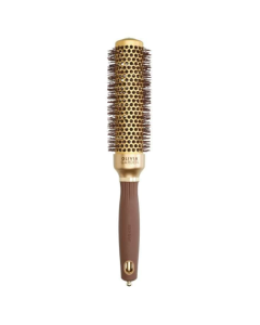 Olivia Garden Expert Blowout Speed Wavy Bristle Brush 25mm - Gold & Brown