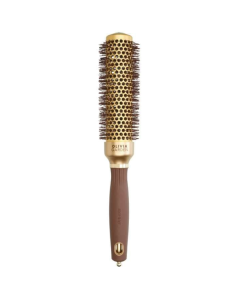 Olivia Garden Expert Blowout Speed Wavy Bristle Brush 35mm - Gold & Brown