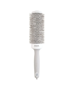 Olivia Garden Expert Blowout Speed Wavy Bristle Brush 45mm - White & Grey