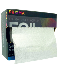 Prisma Pop Up Embossed Foil - Silver 120mm x 280mm (500 Sheets)
