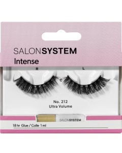 Salon System Strip Lashes - 212  Black (INTENSE)