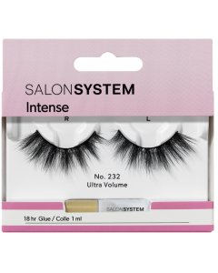 Salon System Strip Lashes - 232  Black (INTENSE)