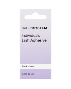 Salon System Individual Lash Adhesive - Black 15ml